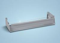 Film dispenser with serrated blade Film dispenser with serrated blade