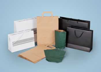 Verschiedene Tüten und Tragetaschen Verschiedene Tüten und Tragetaschen